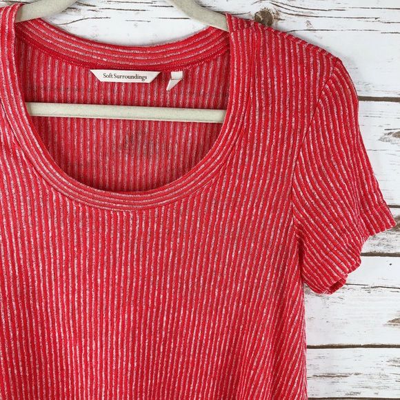 Soft Surroundings Top Size S Stripe - Picture 2 of 8
